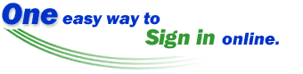 One easy way to sign in online.